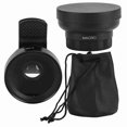 thumbnail image 1 of 0.45x Wide Angle HD Clip-on Macro Lens 12.5x for Smartphone, 1 of 4