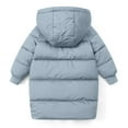 thumbnail image 2 of XEGLSBU Winter Coats for Girls 10-12 Heated Girls Long Down Coat Warm Winter Jacket with Insulation for Cold Weather Outdoor Activities Girls Winter Coat Size 10 Blue Size 6-7 Years, 2 of 4