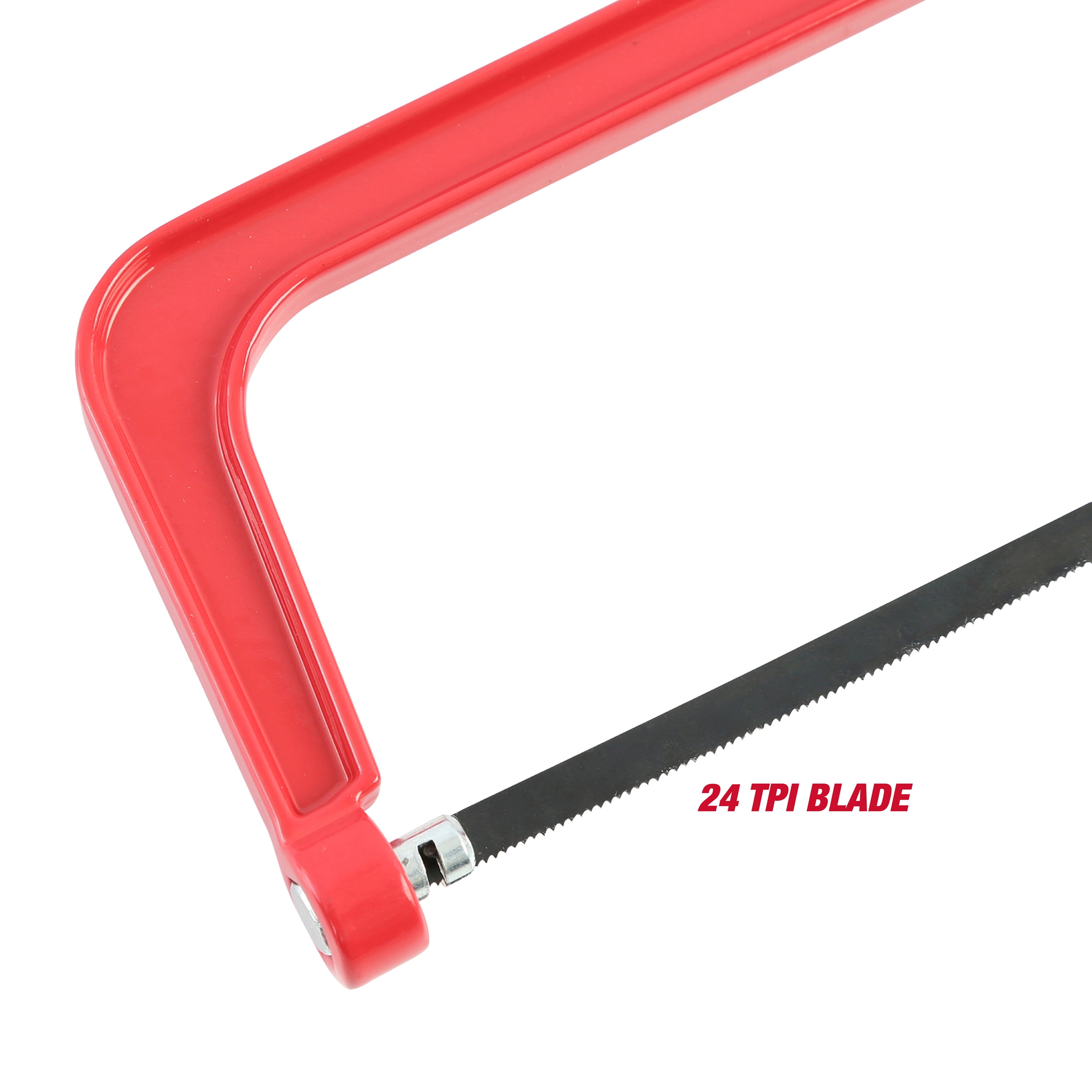 Hyper Tough 6-Inch Mini Hacksaw with 24 Tooth Per Inch Blade, 1291