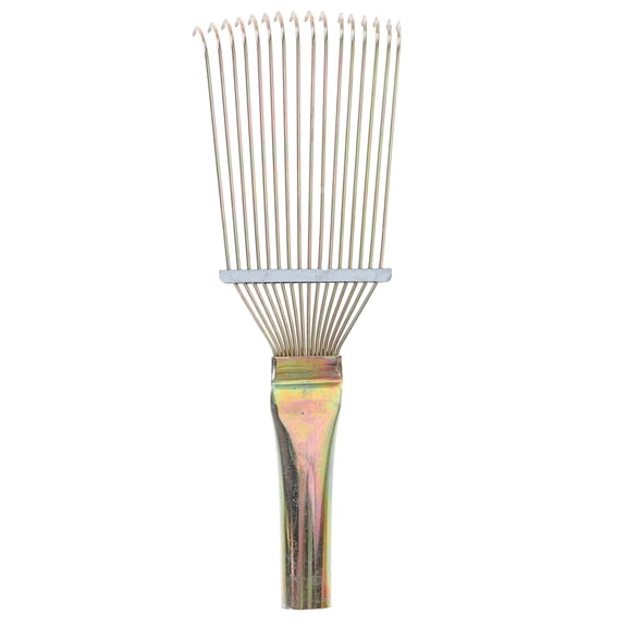 ifundom Horse Grooming Rake Brush with Iron Bristles for Effective Horse Hair Care and Shedding, 1 Piece Tool