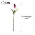 thumbnail image 2 of 10 Uds. De tulipanes falsos de PU, ramo de flores artificiales de tacto Real para decoración de boda, oficina en casa, 2 of 5