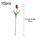 thumbnail image 2 of 10 Uds. De tulipanes falsos de PU, ramo de flores artificiales de tacto Real para decoración de boda, oficina en casa, 2 of 5