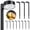 Warm White-12 Pack, variant on Solar Pathway Lights Warm White 12 Pack Landscape Walkway Outdoor Use
