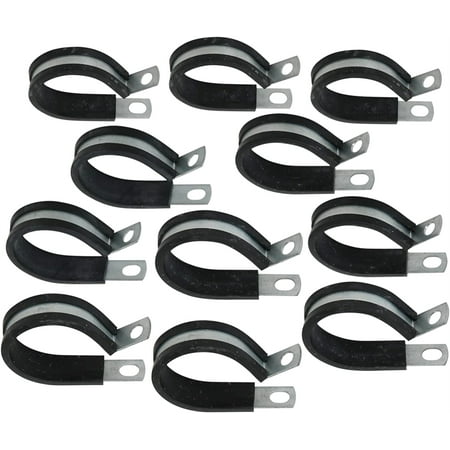 

1.5-inch Stainless Steel Metal Strap Pipe Cushion Clamps 11-Pack