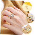 thumbnail image 2 of Ring Thumb Silver Engagement Bracelet Stack Gold Bracelets for Women Fidget Hoops Sizer Jewelry Rings Hand Ladies Alloy, 2 of 2
