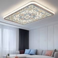 thumbnail image 5 of Fluorescent Light Covers for Ceiling Lights Classroom, Boho Vintage Magnetic Ceiling Light Cover Filter for School,Office, 2X4 FT, Pack of 2, Ethnic Tribal Aztec Floral Pattern Beige, 5 of 9