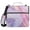 Dreamy Marble, variant on 3 Ring Zipper Binder with Shoulder Strap Waterproof Trapper Keeper 1.5 Inch D-Ring 500 Sheets Capacity Kuromi and Flower