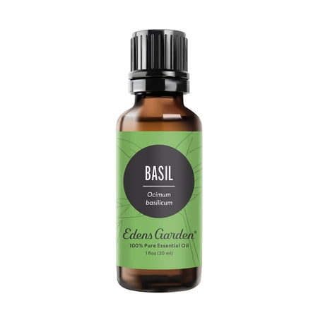 Edens Garden Basil Essential Oil- 100% Pure Premium Grade Undiluted Natural Therapeutic Aromatherapy The Best for Diffuser Skin Candle Laundry 30 ml (1 fl oz)