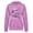 Purple, variant on Fesfesfes Women Hooded Long Sleeve Butterfly Print Hooded Pocket Casual Sweatshirt Top Sale or Clearance