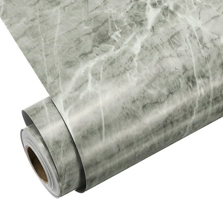 Uxcell Marble Contact Paper, 78.7x15.8 Inch Peel Stick Countertop Self Adhesive for Kitchen Cabinets and Bathroom Gray