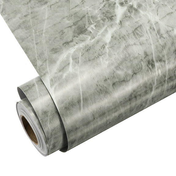 Uxcell Marble Contact Paper, 78.7x15.8 Inch Peel Stick Countertop Self Adhesive for Kitchen Cabinets and Bathroom Gray