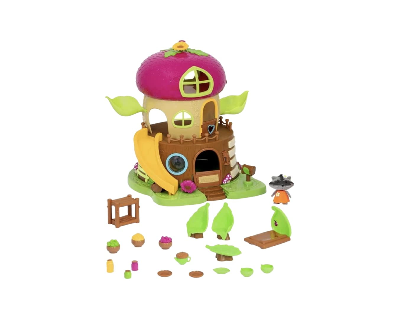 Li'l Woodzeez Deluxe Acorn Treehouse Family Playset with