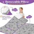 thumbnail image 3 of Halloween Spider Web and Spiders Toddler Nap Mats for Kids Preschool,50"x20" Sleeping Mat Bag or Kids,Toddler Sleeping Bag,Toddler Nap Mat or Daycare, 3 of 6