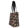 thumbnail image 2 of Vsdgher Rose Flowers print Reusable Shopping Grocery Bags for Women Shopping with Pouch Foldable Pouch Lightweight Polyester Fabric, 2 of 6