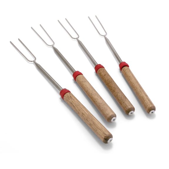 Coghlan's Telescoping Roasting Fork, Chrome-Plated Steel, Extendable