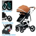 thumbnail image 3 of 2-in-1 Baby Stroller,Reversible Stroller Convertible Baby Stroller, High Landscape Stroller Suit Newborn to Toddler Up to 55lbs, 3 of 10