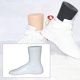 thumbnail image 3 of Molde para zapatos y calcetines, herramientas para modelar pies, maniquí con cadena para tobillo y exhibición en vinilo PVC. Blanco, 3 of 8