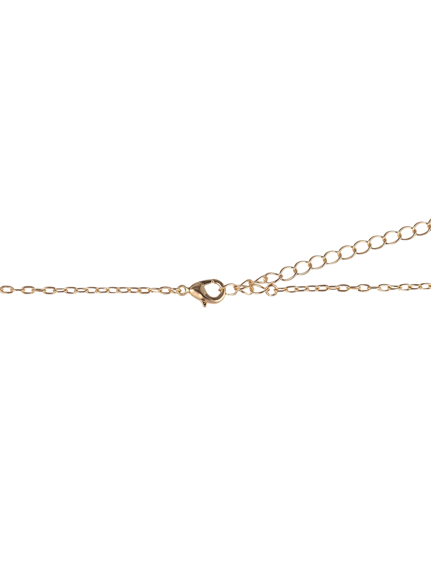 Time and Tru Goldtone Chain with Ruby Birthstone "July" Necklace
