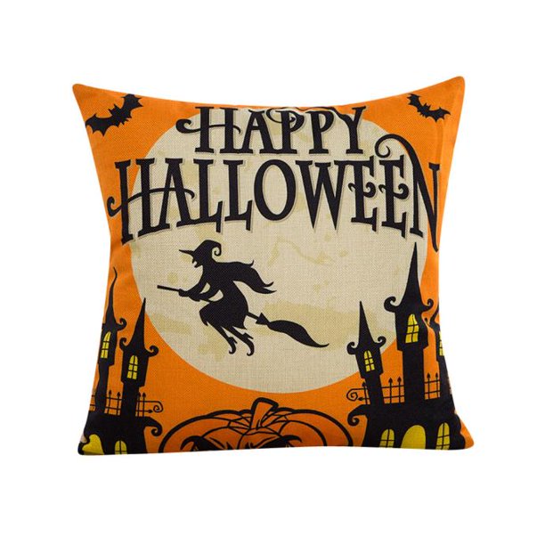 Sofá cama de Halloween Decoración para el hogar Funda de almohada Funda de cojín D Adepaton CJWUS-622