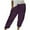 Purple, variant on Zuesphe Womens Pants Petite Short Length Pull Ons Women Capri Pants for Summer Denim Womens Wide Leg Pants with Pockets Womens Work Pants Trendy Cargo