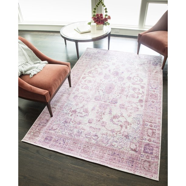 Rugs America Asteria Collection Lavender AI250D Transitional Floral