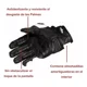 thumbnail image 5 of Guantes De Moto De Piel Fury-gan Con Protección, 5 of 7