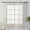 Beige, variant on Dtwnek 2 Panels Solid Color Sheer Curtain Rod Pocket Window Curtain for Kitchen, Bedroom, Living Room