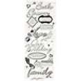 thumbnail image 3 of K&Company Wedding Adhesive Chipboard, 3 of 3