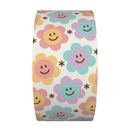 Duck Brand Printed Duct Tape [Prints & Patterns]: 1.88 in. x 30 ft. (Happy Daisies)