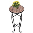 thumbnail image 1 of Mosaic Side Table Plant Table Terracotta, 1 of 3