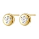 thumbnail image 4 of Pendientes navideños para mujer, pendientes navideños con forma de botón, joyería estética, decoración única para fiestas en clubes, decoración del , Angulo dorado, 4 of 8