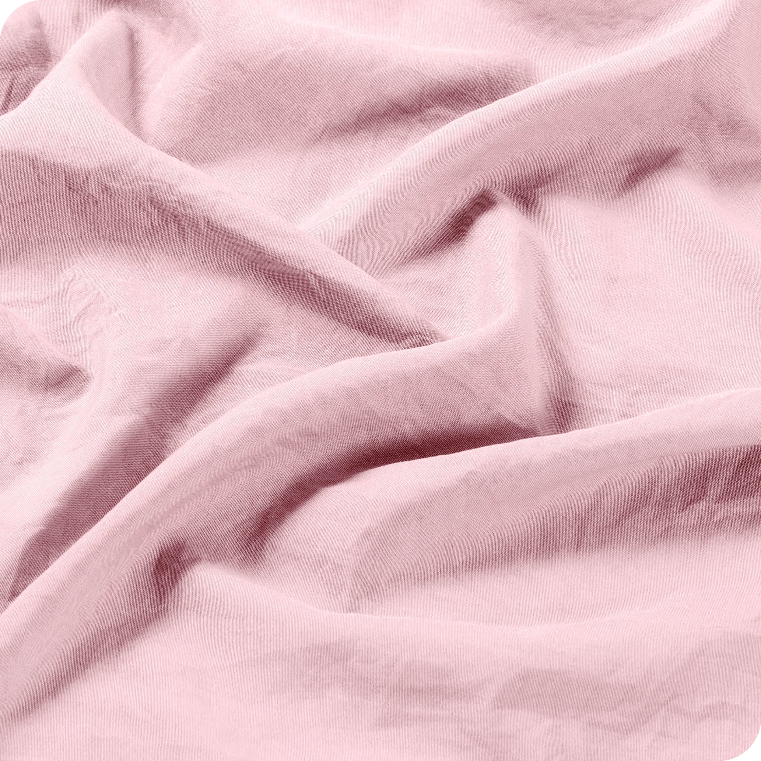 Bare Home Dusty Pink Sandwashed Microfiber Sheet Set, Wrinkle Resistant, Deep Pocket, Twin XL