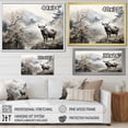 thumbnail image 4 of Designart "Cow Sumi Asian beauty VIII" Asian Floater Framed Wall Art Print, 4 of 7