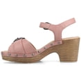 thumbnail image 3 of Journee Women's Sisilia Open Toe Ankle Strap Clogs, 3 of 10