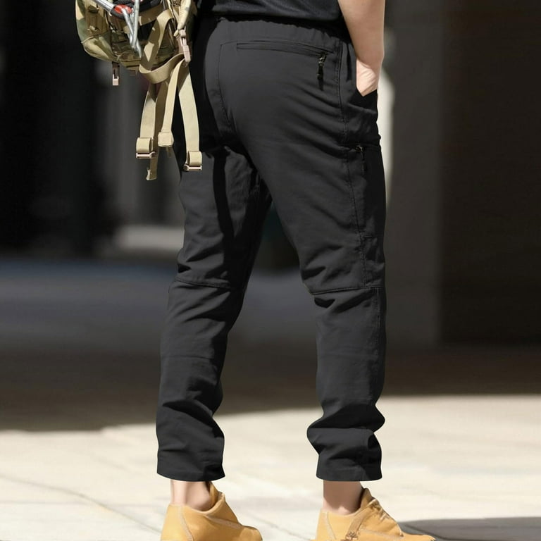 WJHWSX Mens Pants,Mens Cargo Pants,Cargo Pants,Water-Resistant