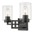 thumbnail image 4 of Golden Lighting Tribeca 2-light Vanity in Matte Black, 4 of 5