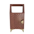 thumbnail image 3 of Modway Daylight 18" Solid Mango Wood Bathroom Vanity Cabinet in Walnut, 3 of 7