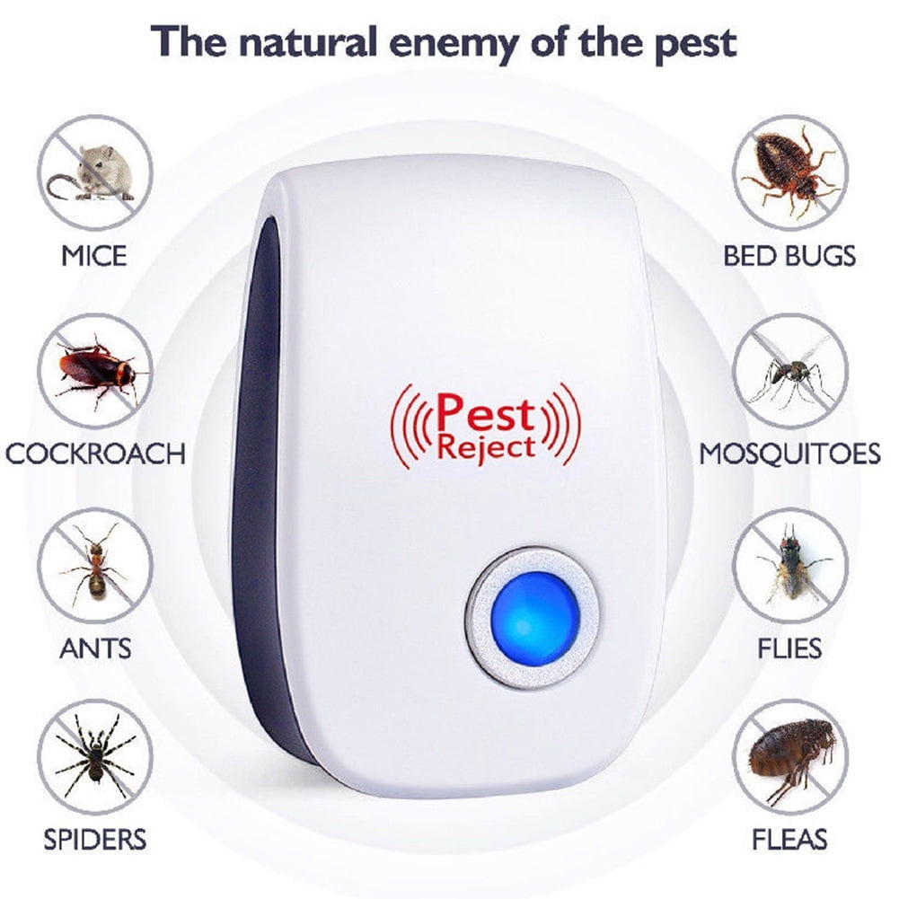 Ultrasonic Electronic Anti-Mosquito Pest Reject Cockroach Repeller Insect Killer 