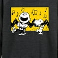 thumbnail image 3 of Peanuts - Charlie And Snoopy Dance Time - Women's Lightweight French Terry Long Sleeve Shirt, 3 of 6