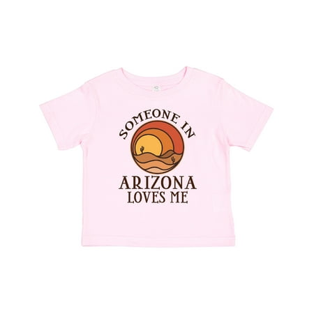 

Inktastic Someone in Arizona Loves Me Gift Toddler Boy or Toddler Girl T-Shirt