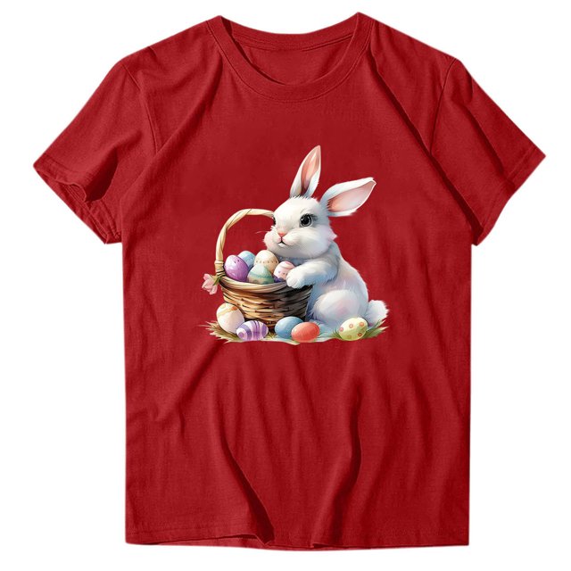 Mujeres Manga Corta Tops Impreso Cuello Redondo Camiseta Superior, Poliéster Spandex Vintage Humor