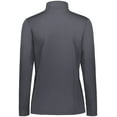 thumbnail image 2 of Holloway Sportswear XL Womens Prism Bold 1/4 Zip Pullover Carbon/White 222791, 2 of 5