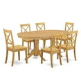thumbnail image 2 of East West Furniture Dining Room Set Oak, VABO7-OAK-W, 2 of 6