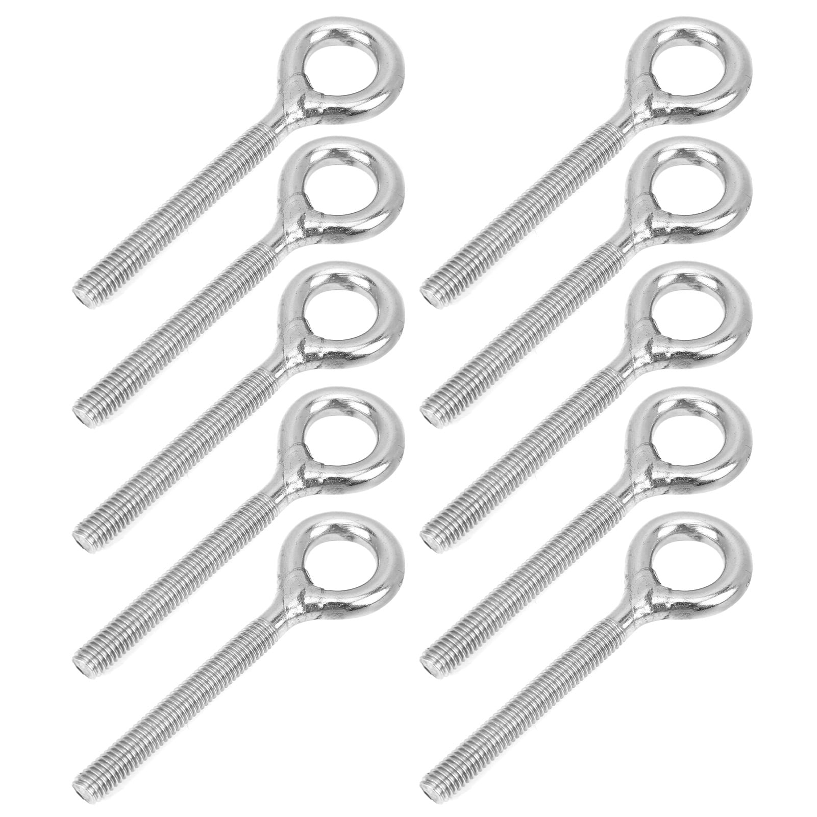 8 Piece 6mm Closed Hook Bolts Secure Professional Solid Surface Tool Workshop 