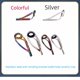 thumbnail image 3 of Caña de pescar Arata colorida para hacer uno mismo, caña de pescar de carretera, anillo superior de acero inoxidable, guía antienrollamiento, anillo guía de ojo, accesorios, anillo de alambre de, 3 of 5