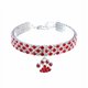 thumbnail image 1 of Zhuge Collar de decoración para mascotas, accesorio para gatos y perros, rango ajustable, collar para cachorros, gatos, accesorios de aseo para mascotas, rojo, M, 1 of 3