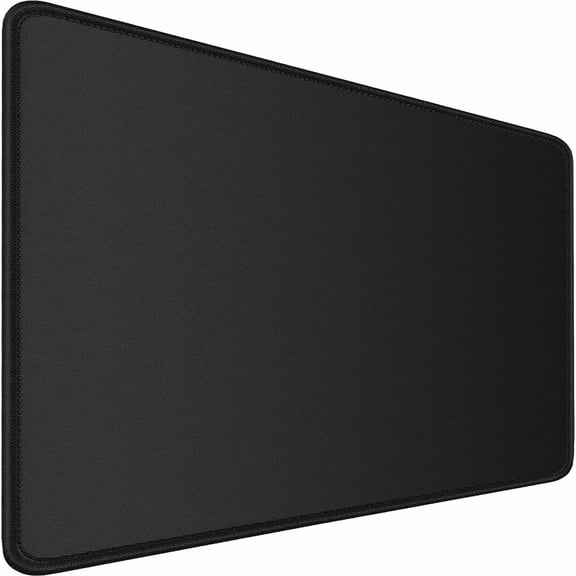 Large Mouse Pad, 35.42x15.7x0.12 inch Large Gaming Non-Slip Mousepad, Water Resist Computer Keyboard Mouse Mat Rubber Base Long Desk Mouse Pad for Work & Gaming, Office & Home, Black