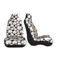 thumbnail image 3 of Yiaed Cute Baseball Print Car Seat Covers,Universal Auto Seats Protector Fits for Car,SUV Sedan,Truck,Automotive Seat Covers & Accessories-2 PCS, 3 of 9