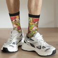 thumbnail image 6 of Bingfone Compression Socks for Women and Men Long Socks for Running Athletic Cycling Nurse- Bright Mushrooms, 6 of 6