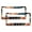 Pattern-164, variant on License Plate Cover Watercolour Blot Style Customized Decor Car Tag 2 Pack Multicolor Stripes Aluminum Metal License Plate Frames Gift for Dad